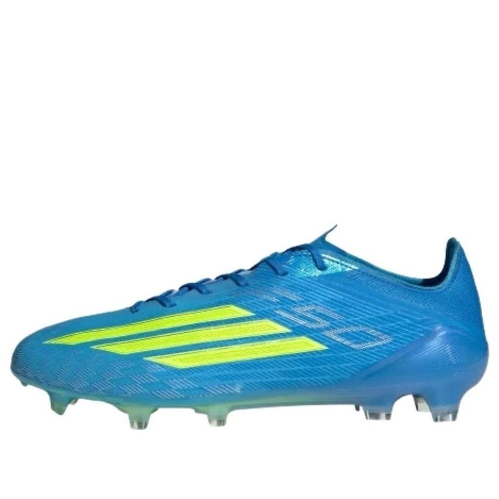 Size 13 Adidas F50 Elite FG Lucid Ray Blue Solar Yellow 2 Lucid Mens JR6450
